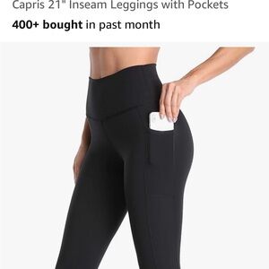 Sleek Black Leggings with Pockets